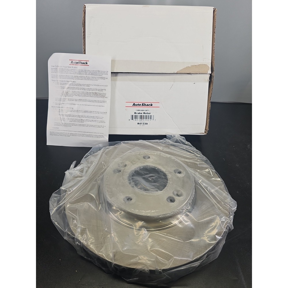 AutoShack Front Brake Rotor R41339 Vented Hyundai Elantra Sonata Kia Sportage